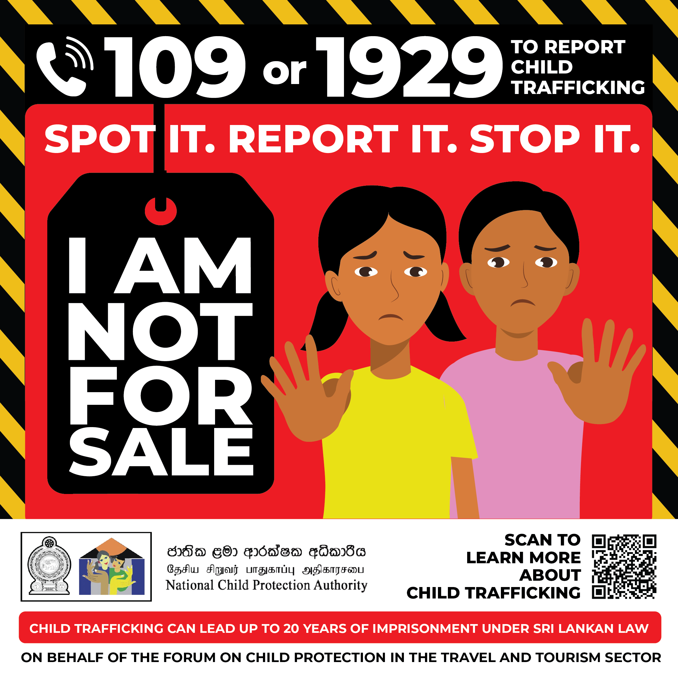 National Campaign to #EndChildTrafficking in Sri Lanka